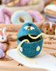Tara Treasures Felt Egg Cover-Blue with Bee Motif - vendor-unknown - Honeybee Toys