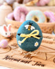 Tara Treasures Felt Egg Cover-Blue with Bee Motif - vendor-unknown - Honeybee Toys