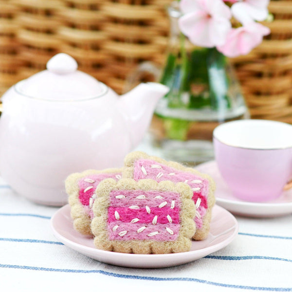 Tara Treasures Felt Iced Vovo Biscuits (set of 3)