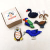 Tara Treasures Finger Puppets Australian Birds Set D - vendor-unknown - Honeybee Toys