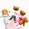 Tara Treasures Finger Puppets Goldilocks and Three Bears - vendor-unknown - Honeybee Toys