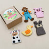 Tara Treasures Finger Puppets Old Macdonald - vendor-unknown - Honeybee Toys