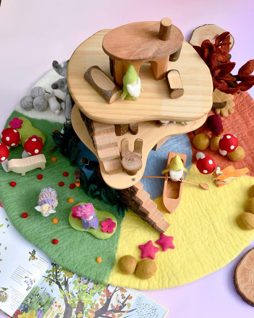 Tara Treasures Four Seasons Play Mat Playscape - vendor-unknown - Honeybee Toys
