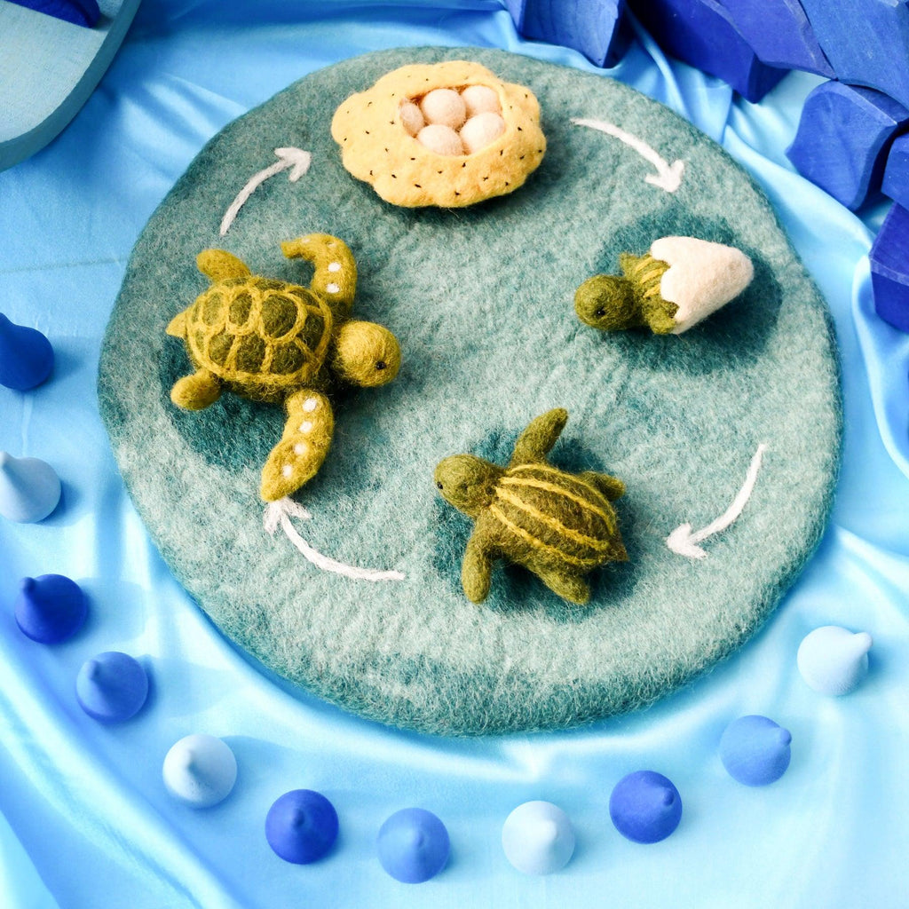 Tara Treasures Life Cycle Tray Playmat Water - vendor-unknown - Honeybee Toys
