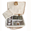 Egmont Tin Tea Set Forest in Wicker Basket
