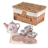 Egmont Tin Tea Set Hedgehog in Wicker Basket