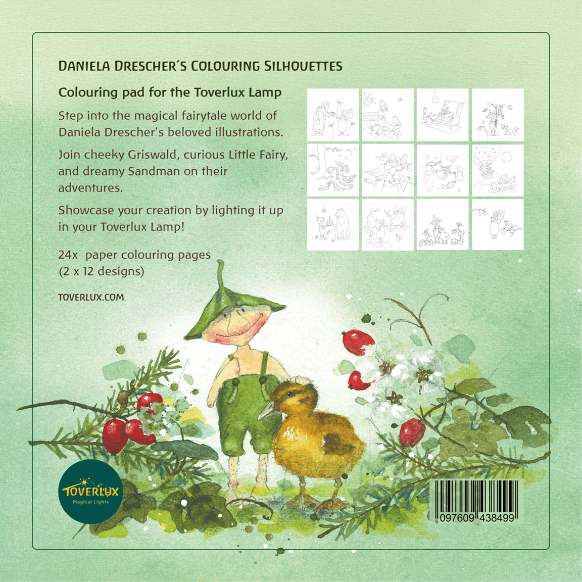 Toverlux Daniela Drescher Colouring Book 24 pages - vendor-unknown - Honeybee Toys