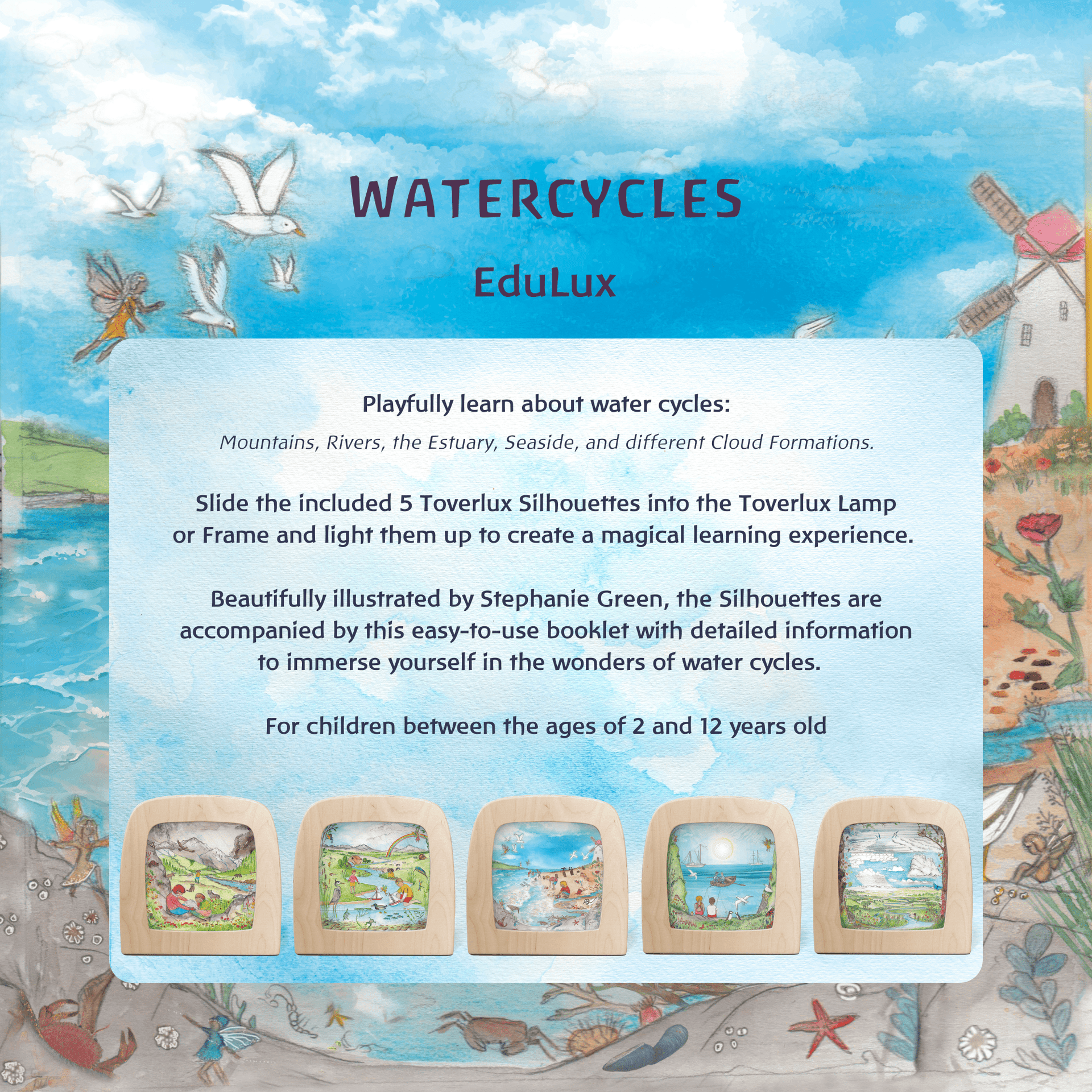 Toverlux Edulux Stephanie Green Watercycle's - vendor-unknown - Honeybee Toys