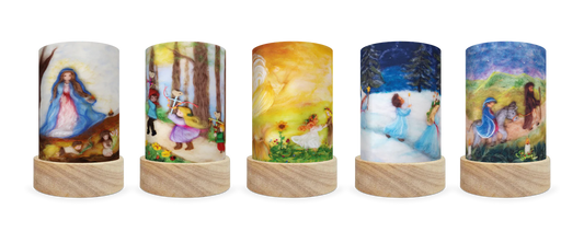 Toverlux Shades Het Wol Feetje Waldorf Set of 5 - vendor-unknown - Honeybee Toys
