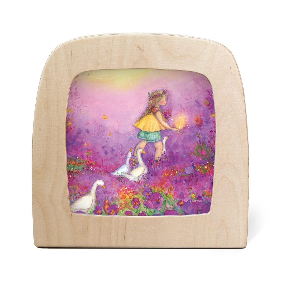 Toverlux Silhouette Anne Illustrates Little Goose Girl - vendor-unknown - Honeybee Toys