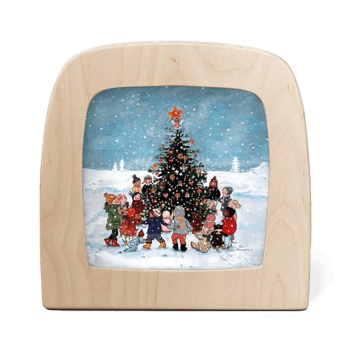 Toverlux Silhouette by Gwens Illustrations Snowy Decorations - vendor-unknown - Honeybee Toys