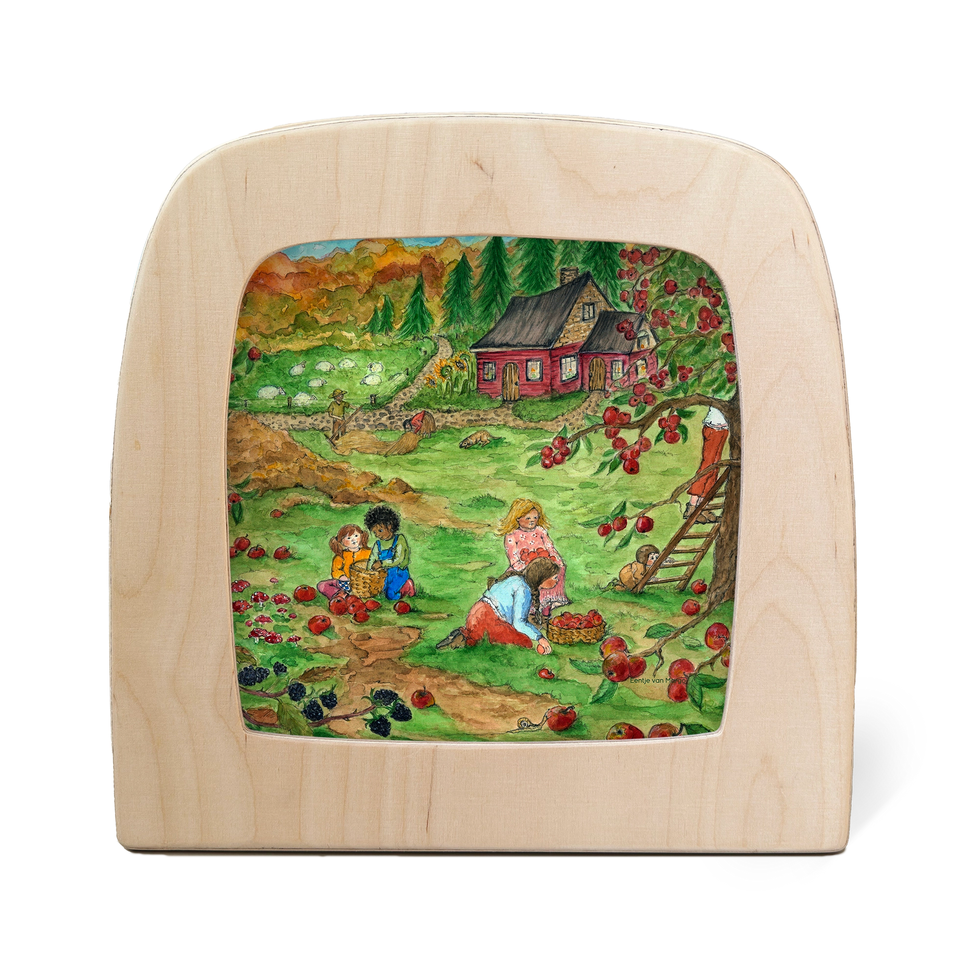 Toverlux Silhouette Eentje van Margo Red Cottage Autumn - vendor-unknown - Honeybee Toys
