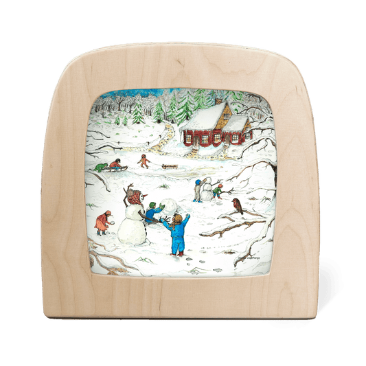 Toverlux Silhouette Eentje van Margo Red Cottage Winter - vendor-unknown - Honeybee Toys