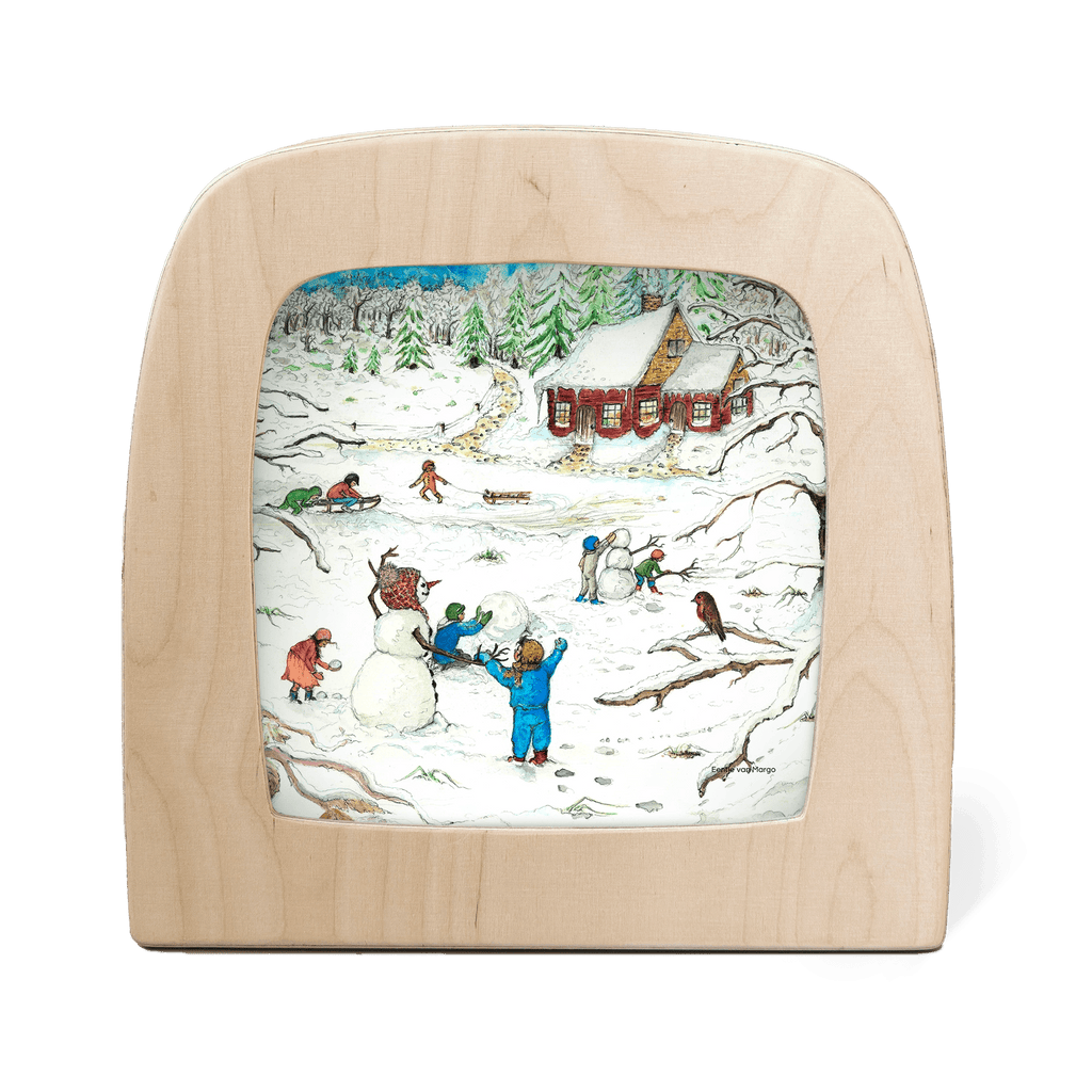 Toverlux Silhouette Eentje van Margo Red Cottage Winter - vendor-unknown - Honeybee Toys