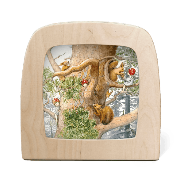 Toverlux Silhouette Elsa Beskow Children of the Forest Hide and Seek Tree