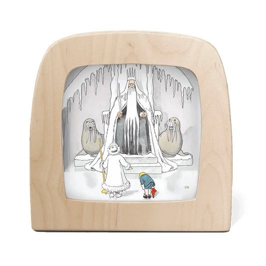 Toverlux Silhouette Elsa Beskow Ollie's Ski Trip King Winter - vendor-unknown - Honeybee Toys