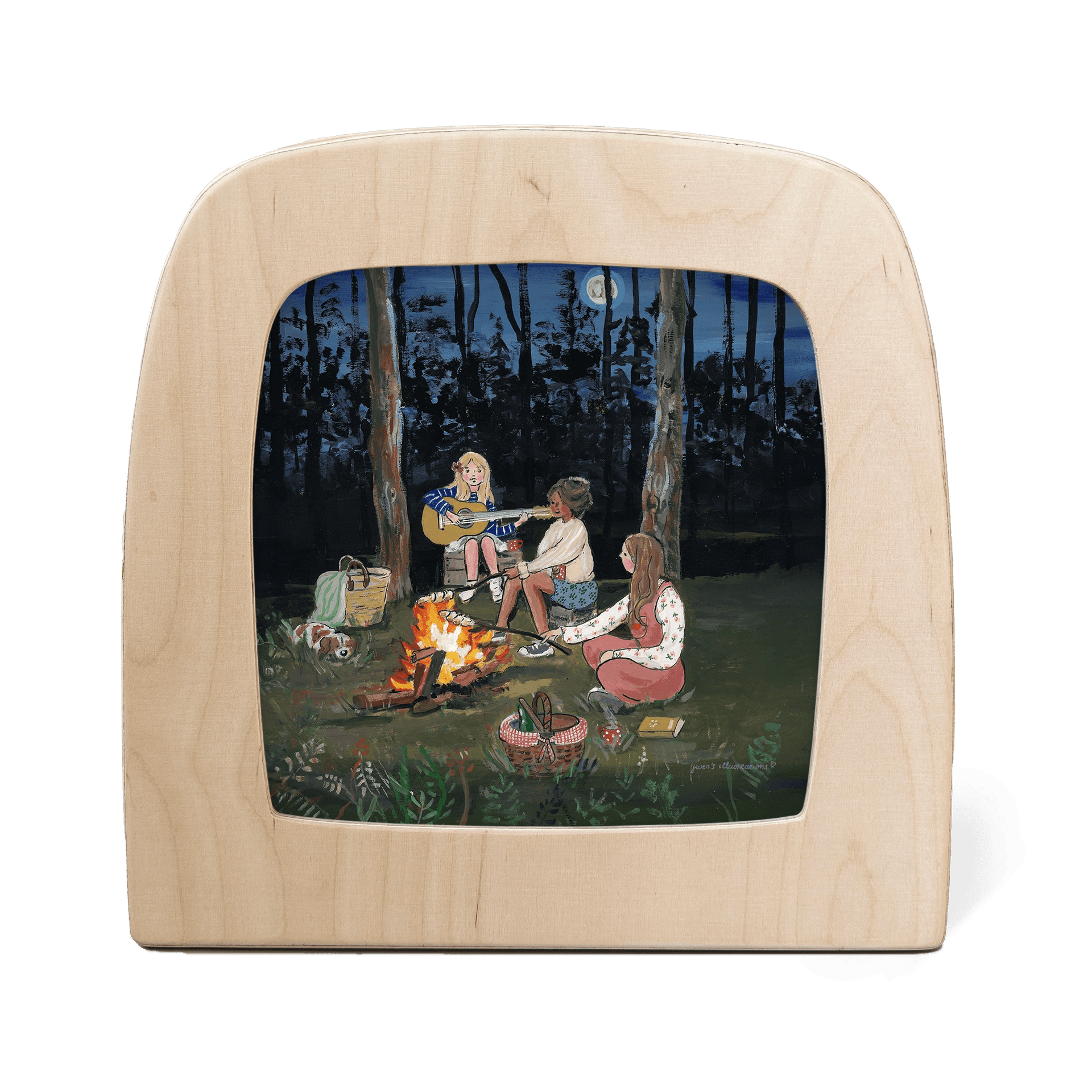 Toverlux Silhouette Gwen's Illustrations Campfire Nights - vendor-unknown - Honeybee Toys