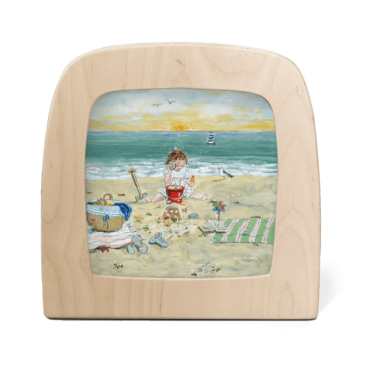 Toverlux Silhouette Gwen's Illustrations I hear the Seaside - vendor-unknown - Honeybee Toys
