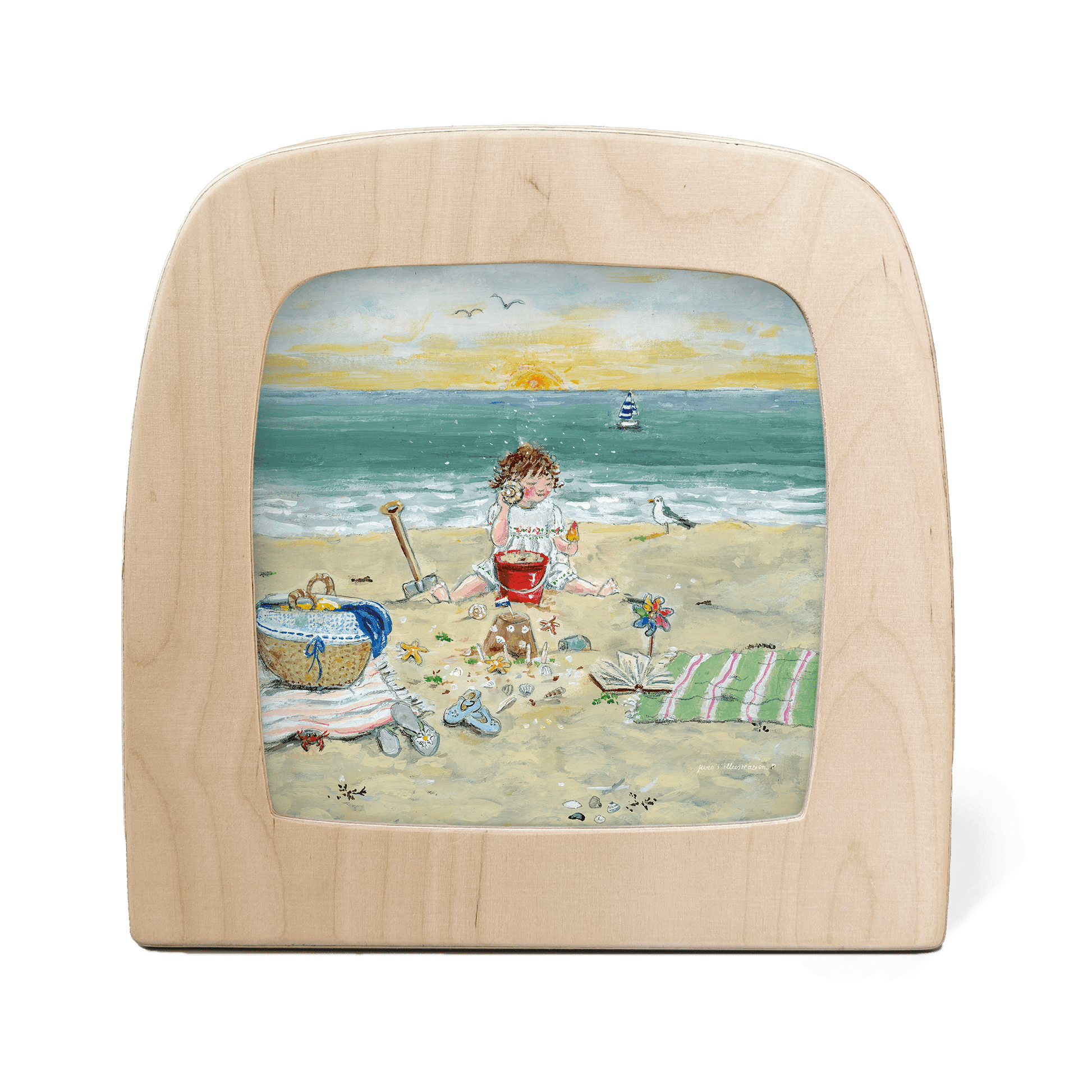 Toverlux Silhouette Gwen's Illustrations I hear the Seaside - vendor-unknown - Honeybee Toys