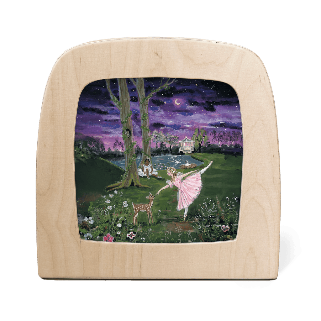 Toverlux Silhouette Gwens Illustrations Moonlight Ballerina - vendor-unknown - Honeybee Toys
