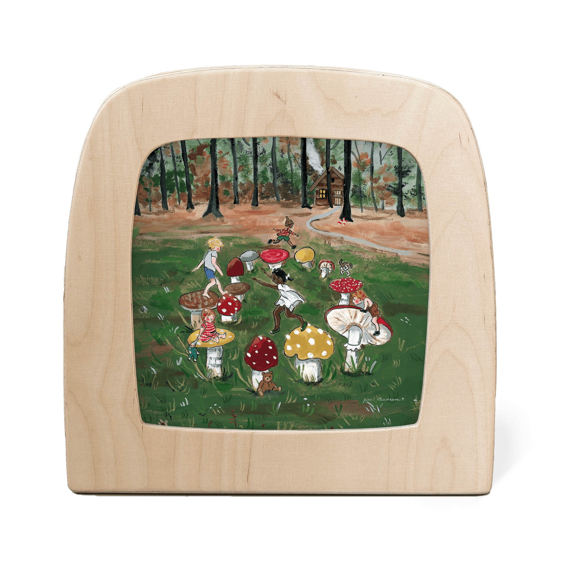 Toverlux Silhouette Gwen's Illustrations Toadstool Dance - vendor-unknown - Honeybee Toys