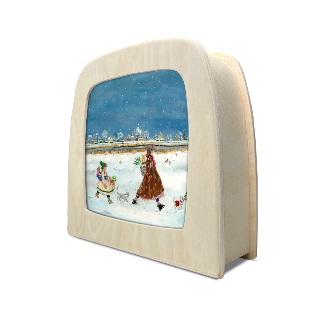 Toverlux Silhouette Gwens Illustrations Winter Stroll - vendor-unknown - Honeybee Toys