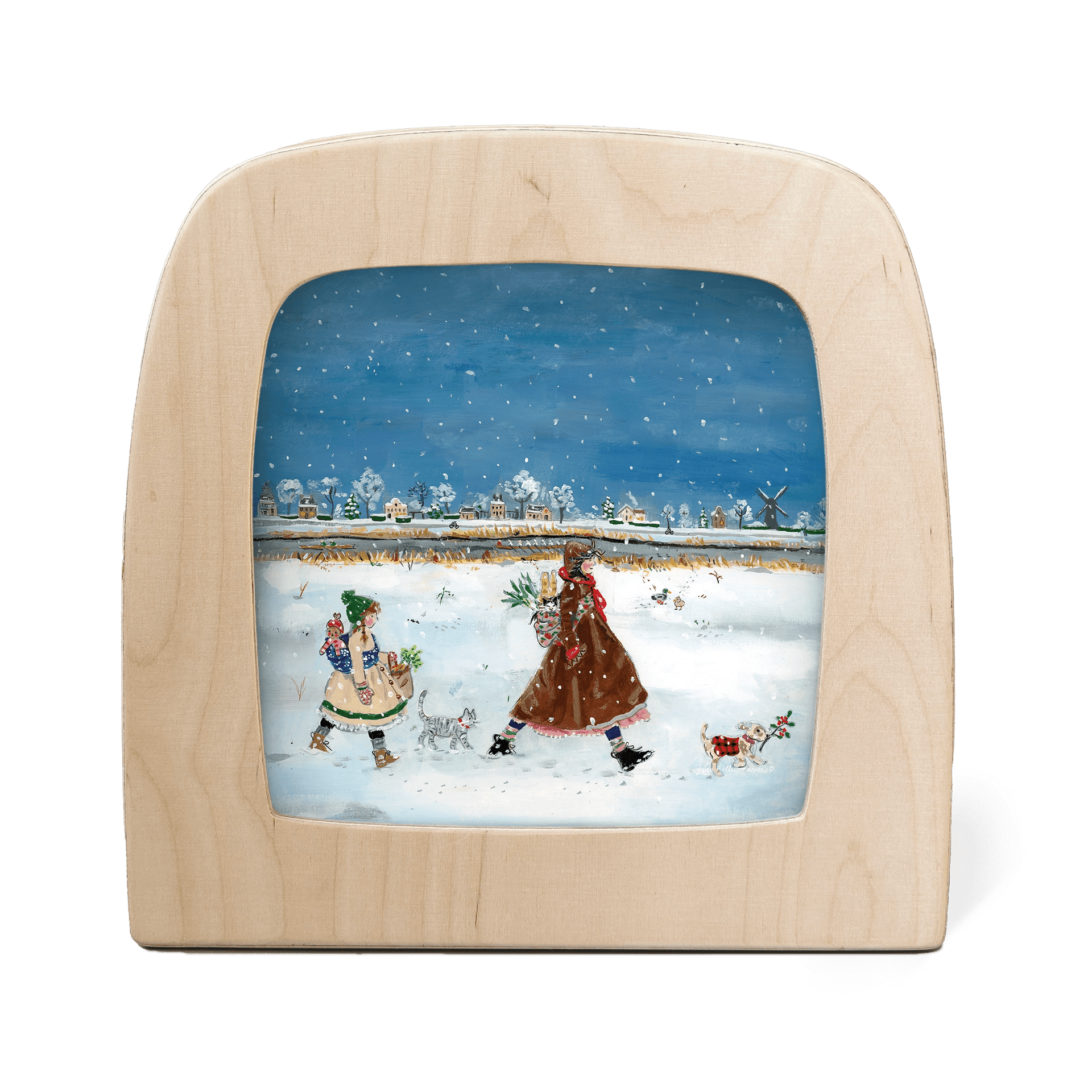 Toverlux Silhouette Gwens Illustrations Winter Stroll - vendor-unknown - Honeybee Toys