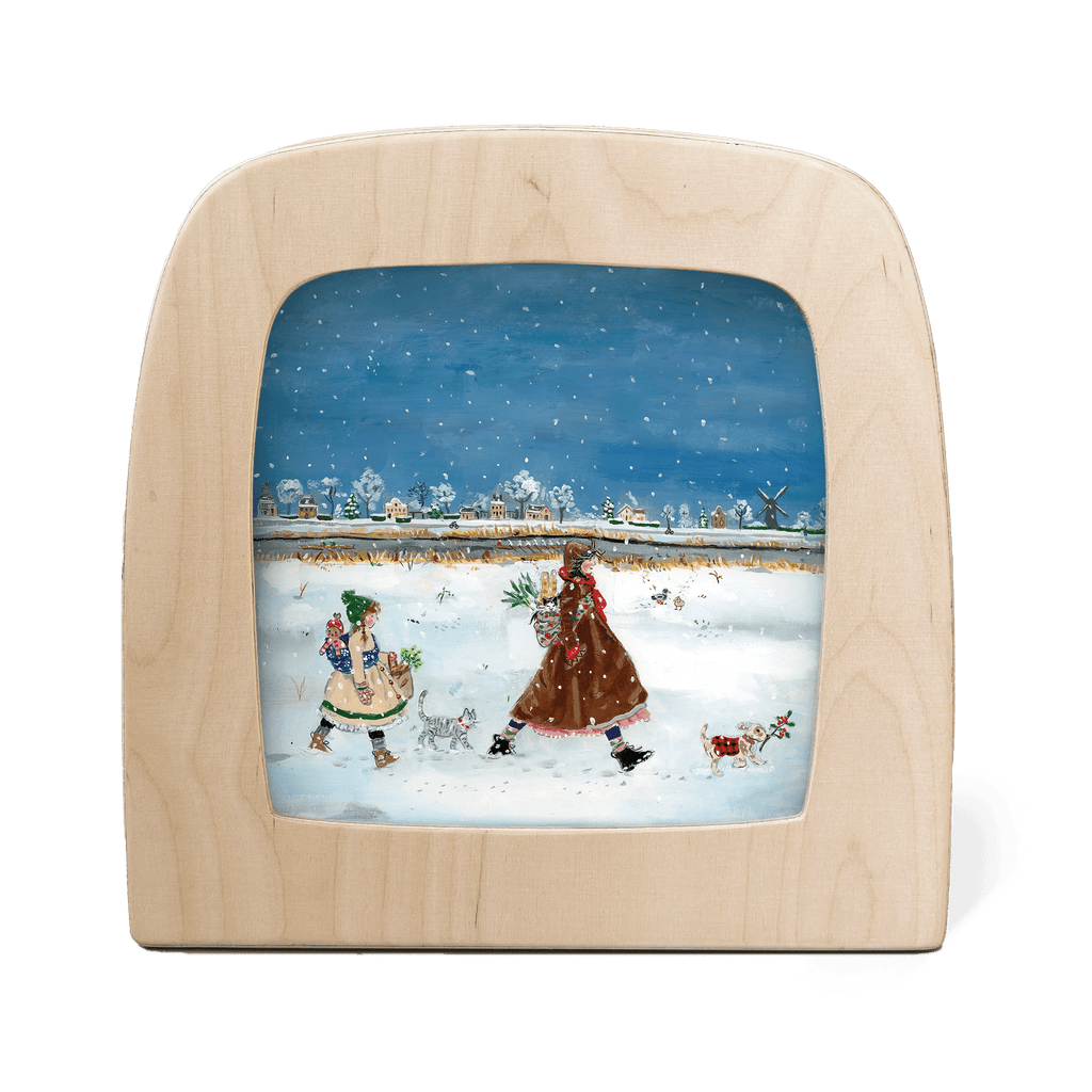 Toverlux Silhouette Gwens Illustrations Winter Stroll - vendor-unknown - Honeybee Toys