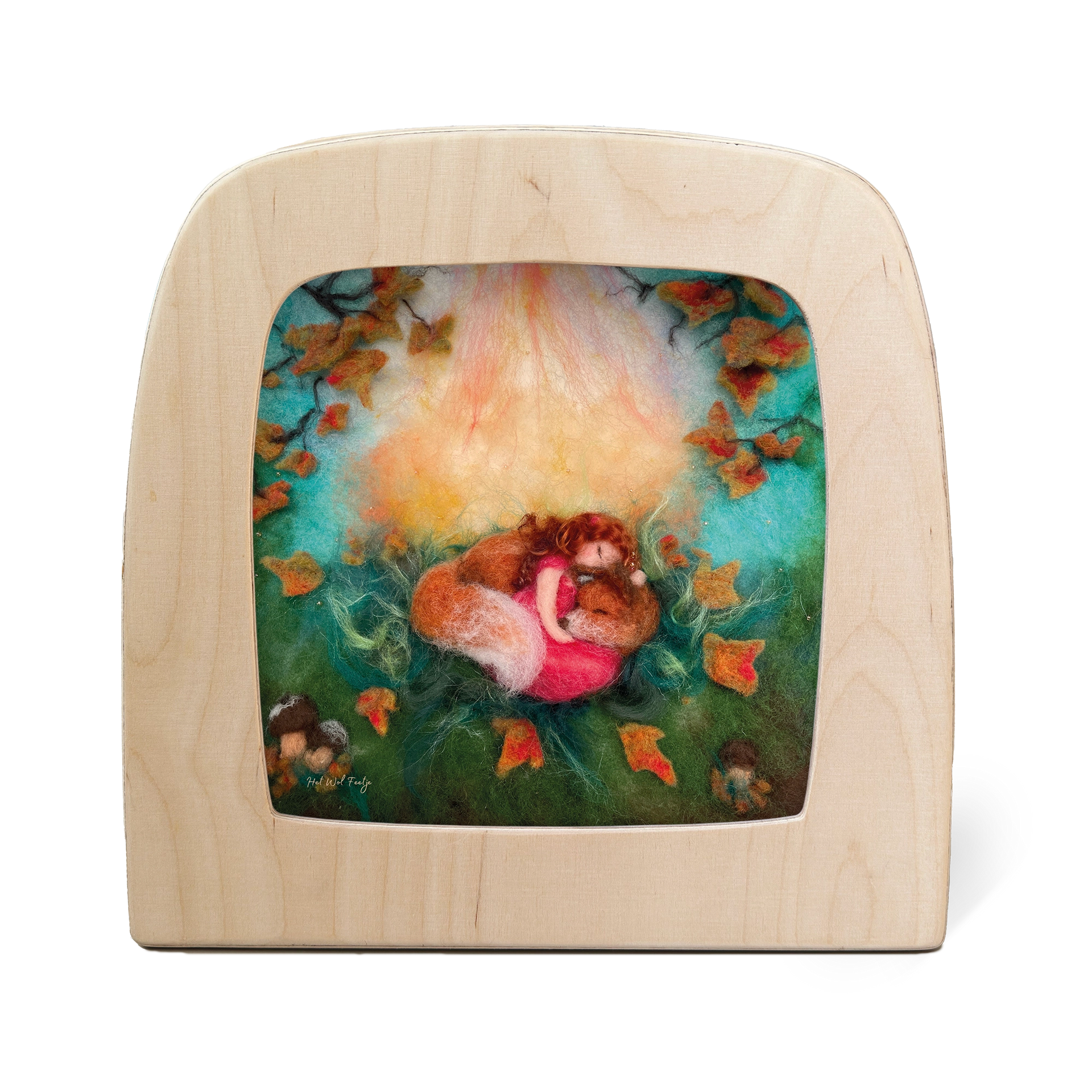 Toverlux Silhouette Het Wol Feetje Autumn Snooze - vendor-unknown - Honeybee Toys