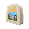 Toverlux Silhouette Het Wol Feetje Beach Children - vendor-unknown - Honeybee Toys