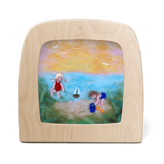 Toverlux Silhouette Het Wol Feetje Beach Children - vendor-unknown - Honeybee Toys
