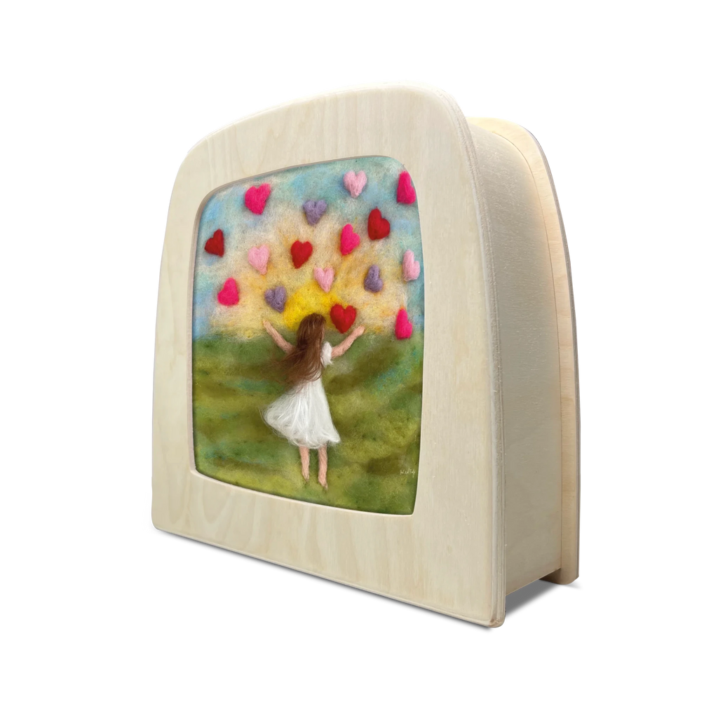 Toverlux Silhouette Het wol Feetje Hearts - vendor-unknown - Honeybee Toys