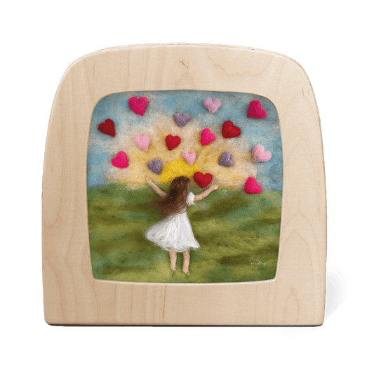 Toverlux Silhouette Het wol Feetje Hearts - vendor-unknown - Honeybee Toys