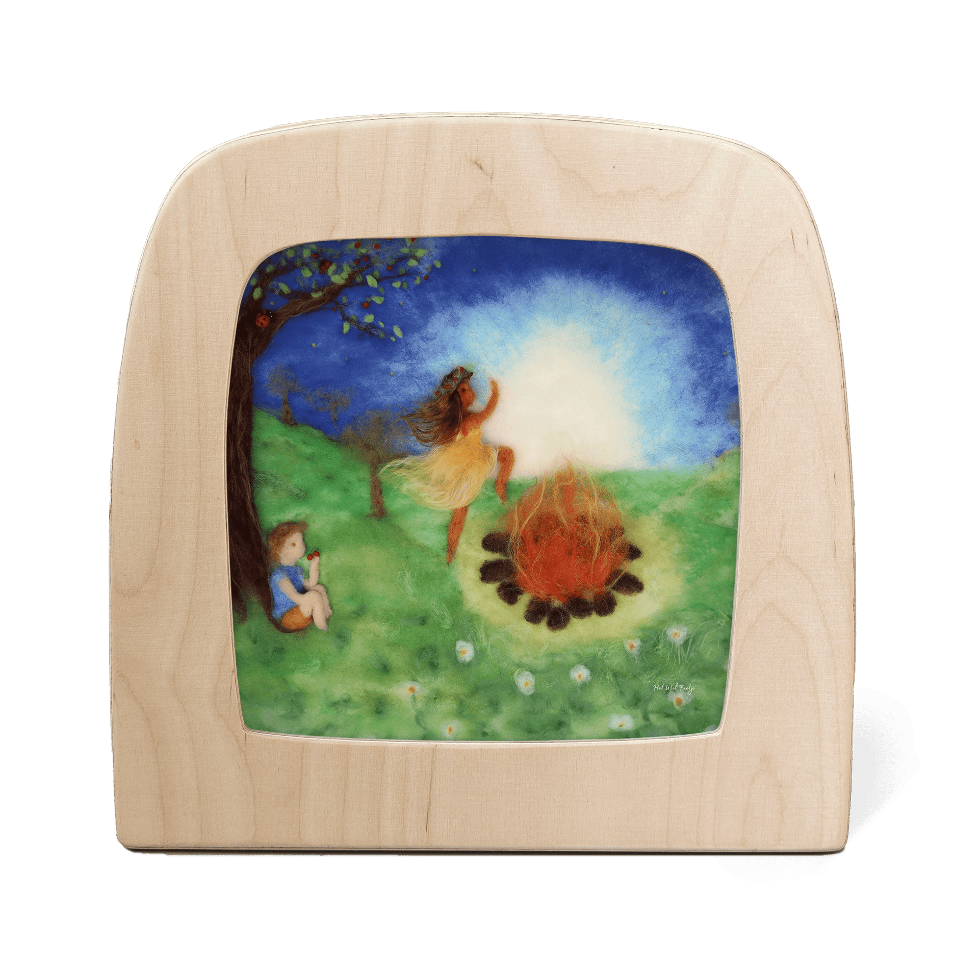 Toverlux Silhouette Het Wol Feetje Midsummer Fire - vendor-unknown - Honeybee Toys