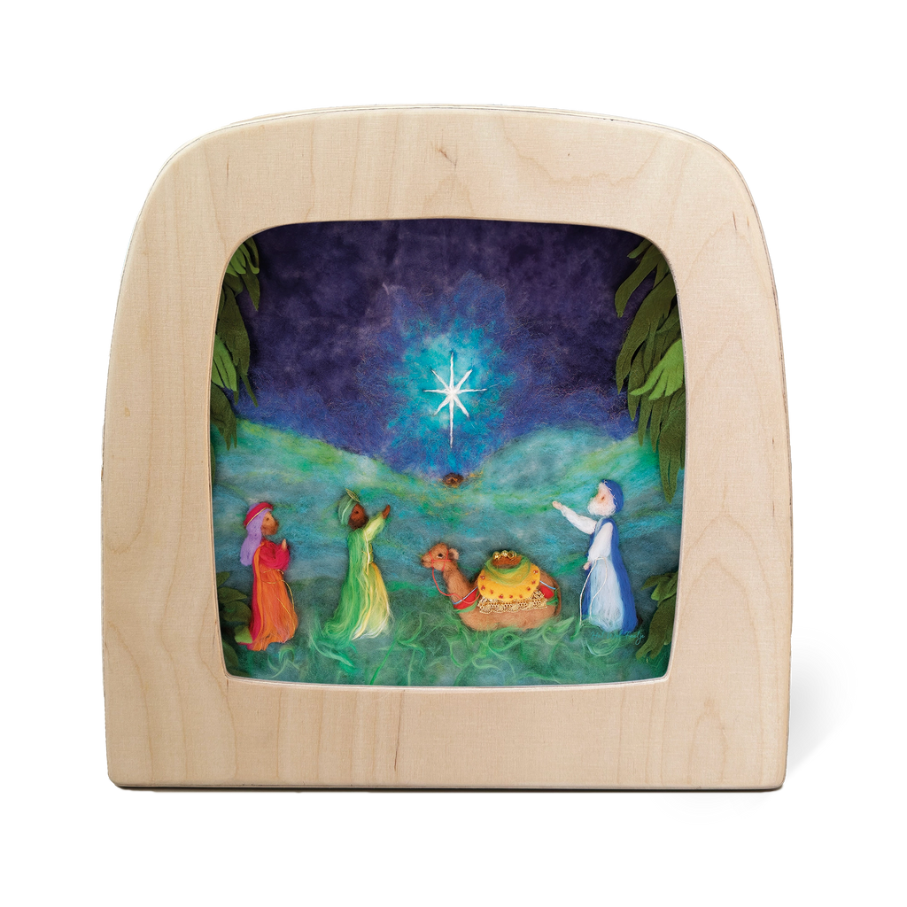 Toverlux Silhouette Het wol Feetje Three Kings - vendor-unknown - Honeybee Toys