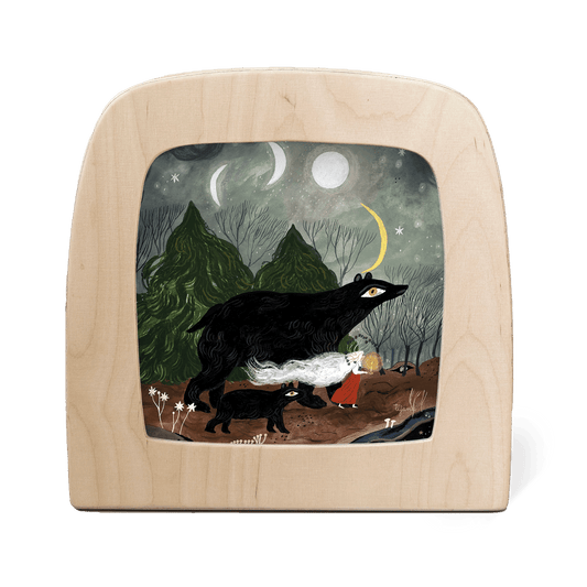 Toverlux Silhouette Tijana Draws Black Bears - vendor-unknown - Honeybee Toys