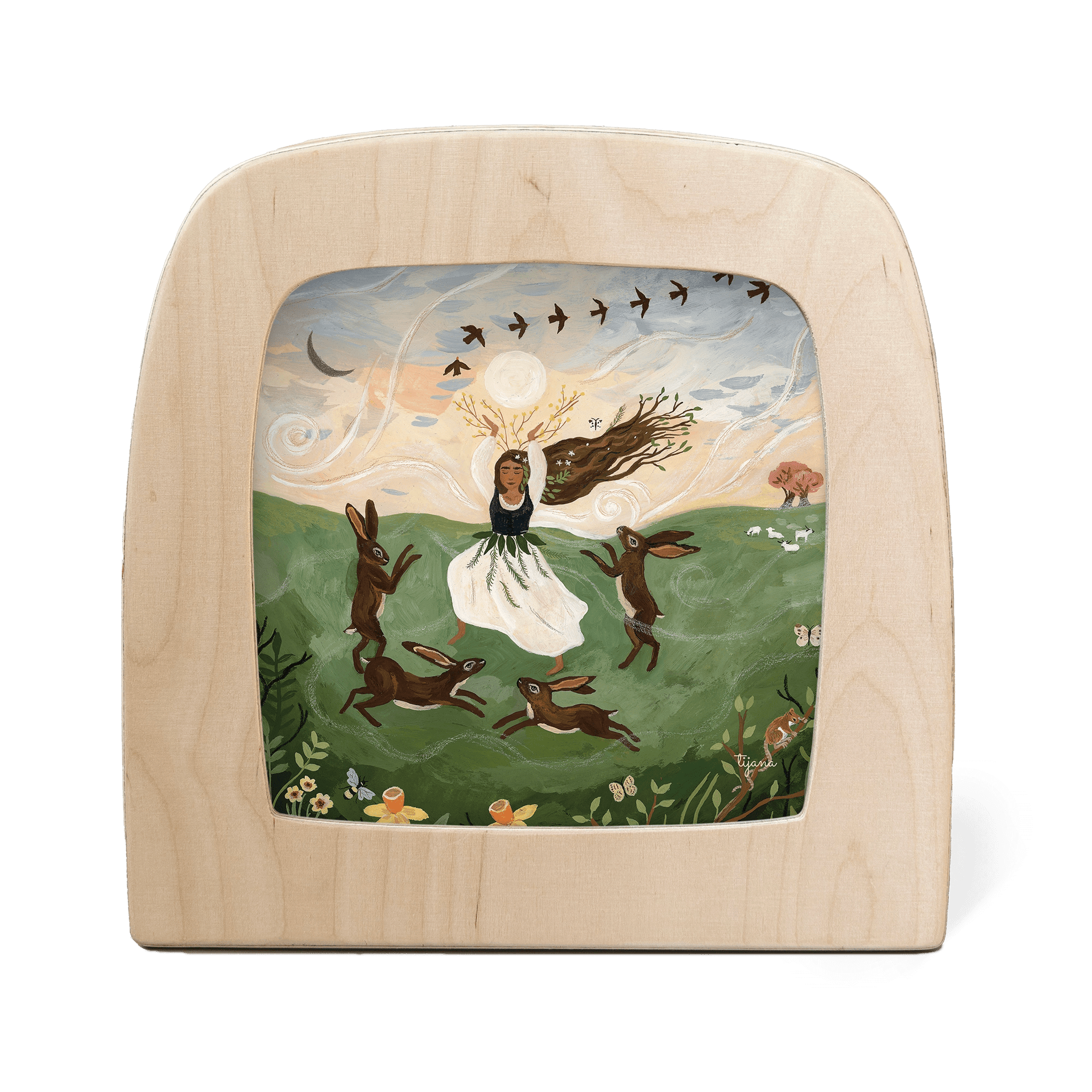 Toverlux Silhouette Tijana Draws Dancing with Hares - vendor-unknown - Honeybee Toys