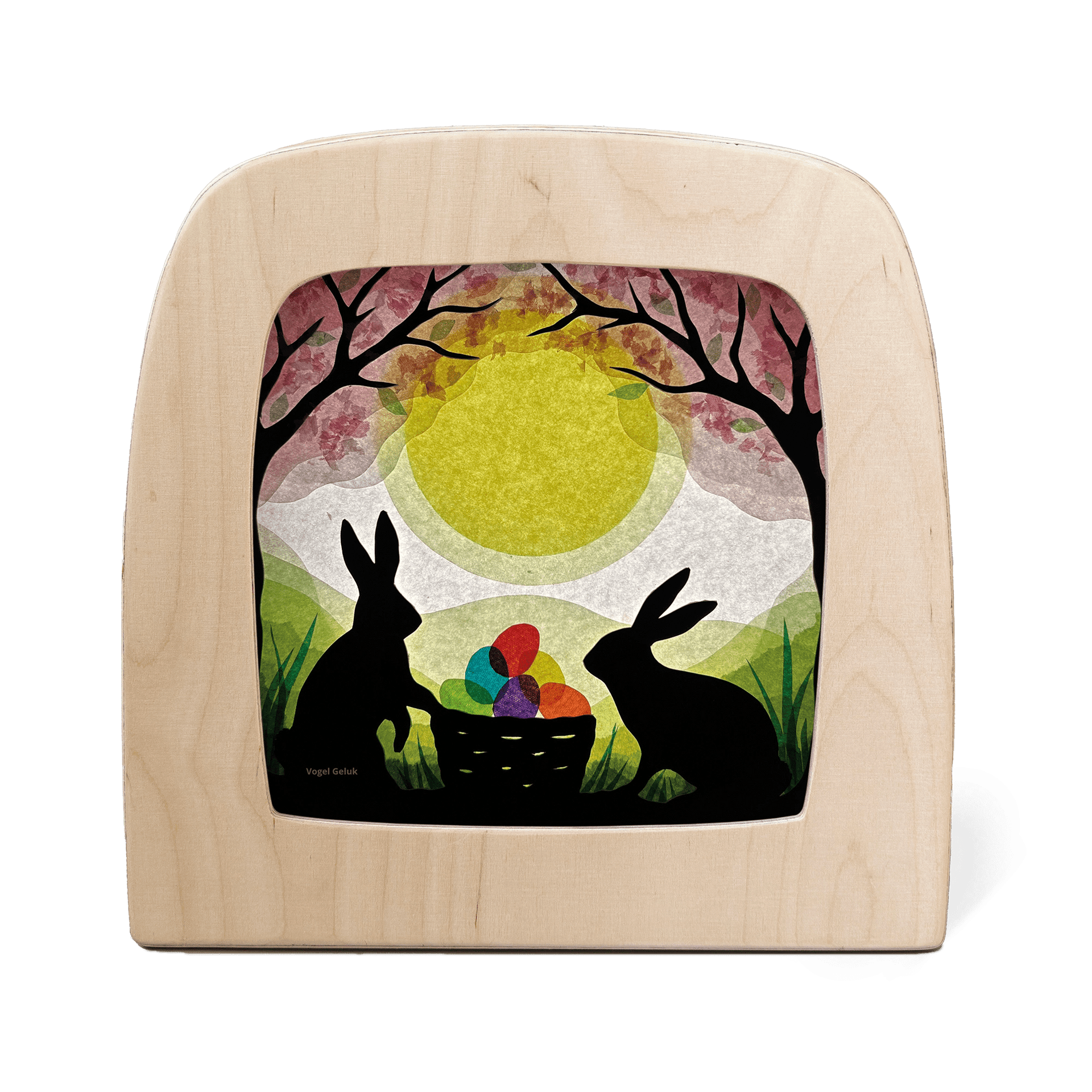 Toverlux Silhouette Vogel Geluk Bunny Treasures - vendor-unknown - Honeybee Toys