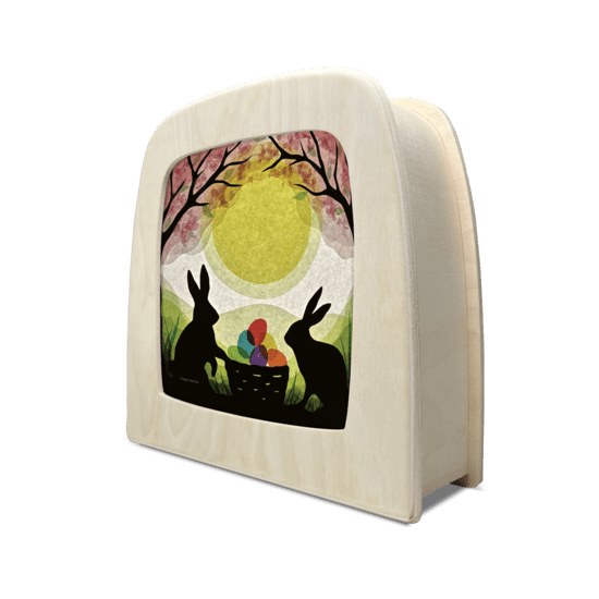 Toverlux Silhouette Vogel Geluk Bunny Treasures - vendor-unknown - Honeybee Toys