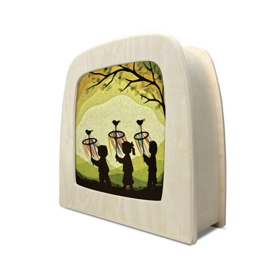 Toverlux Silhouette Vogel Geluk Palmpas - vendor-unknown - Honeybee Toys