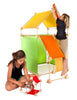 Trigonos Construction Tent Family, Green/Orange (already reduced, no code needed)