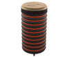 Trommus Drum Orange, 53 x 28cm - vendor-unknown - Honeybee Toys