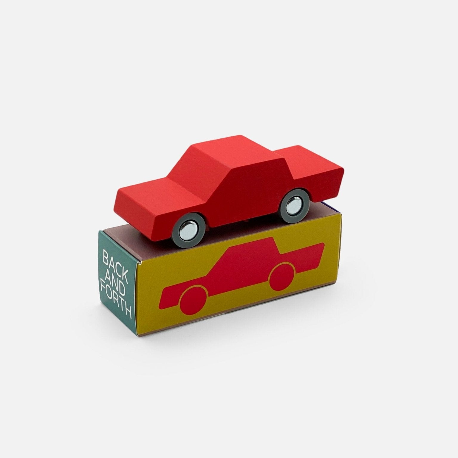 Waytoplay Back & Forth Car Red - vendor-unknown - Honeybee Toys