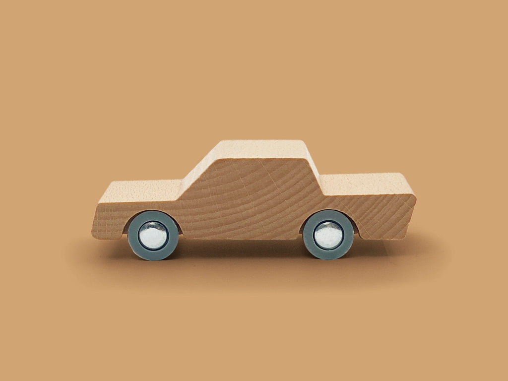 Waytoplay Back & Forth Woody Car - vendor-unknown - Honeybee Toys
