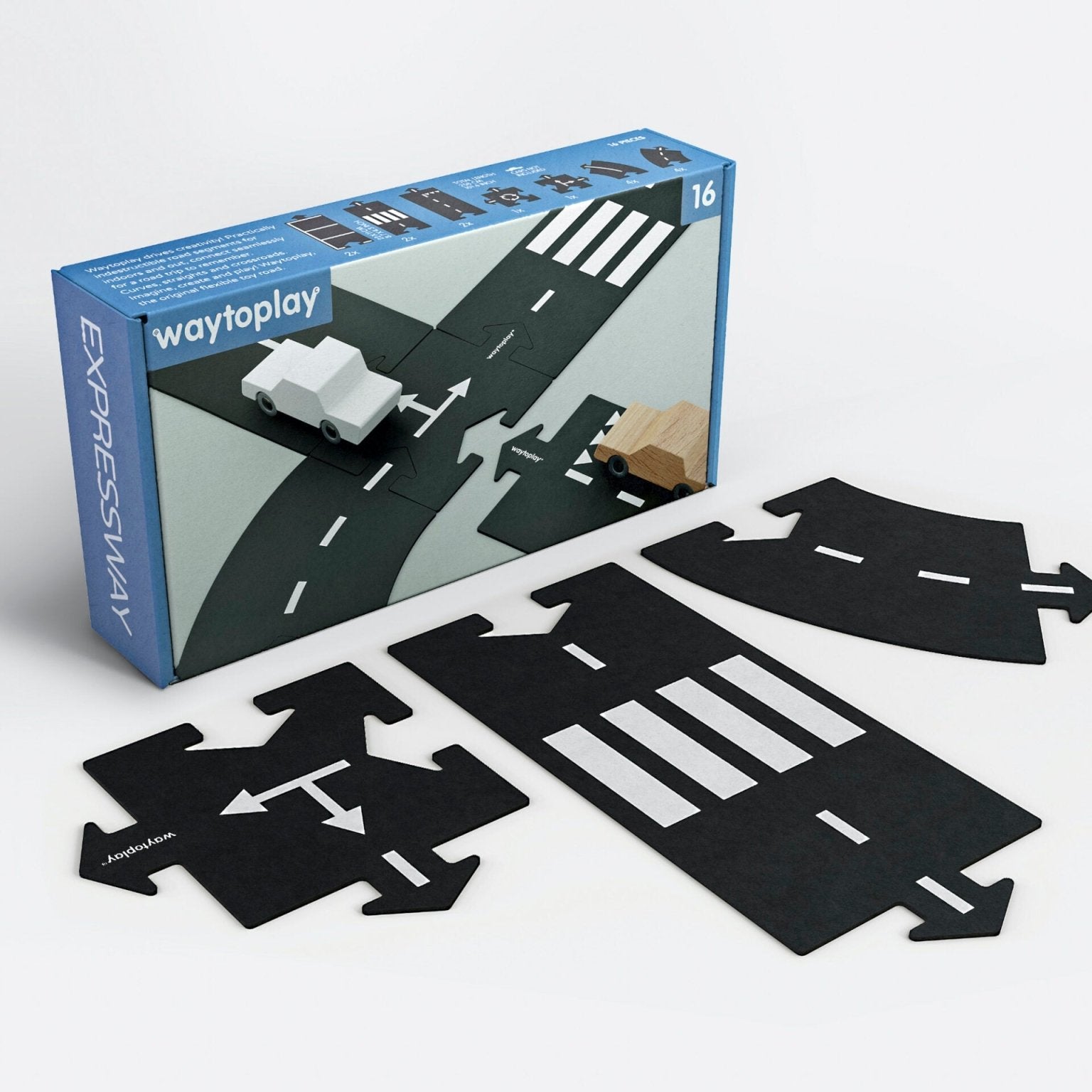 WaytoPlay Expressway, 16 pieces - vendor-unknown - Honeybee Toys