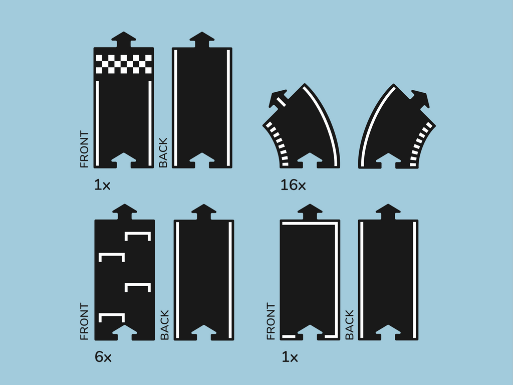 Waytoplay Grand Prix, 24 pieces - vendor-unknown - Honeybee Toys