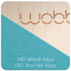 Wobbel Original with felt Aqua