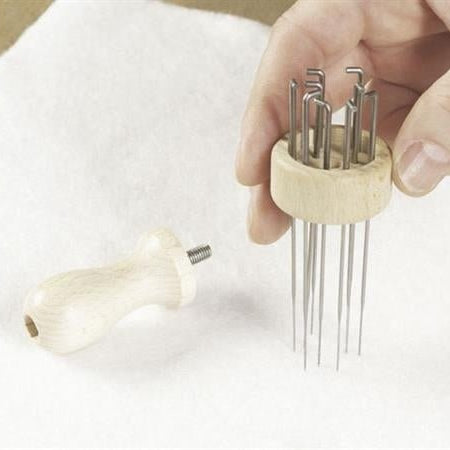 Wooden Handle for multi felt Needles - vendor-unknown - Honeybee Toys