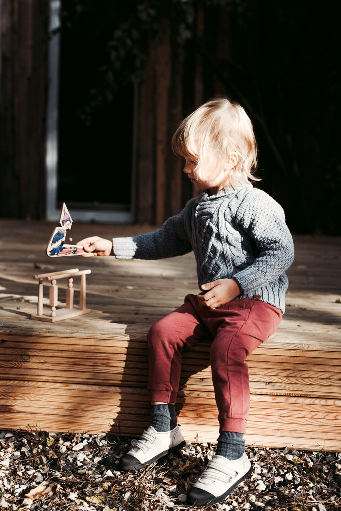 Wooden Story Acrobat Boy - vendor-unknown - Honeybee Toys