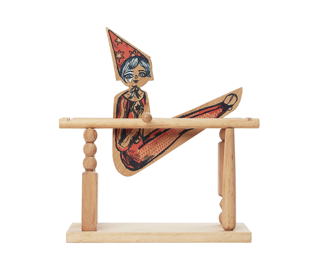Wooden Story Acrobat Girl - vendor-unknown - Honeybee Toys